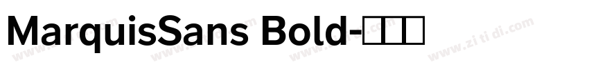 MarquisSans Bold字体转换
